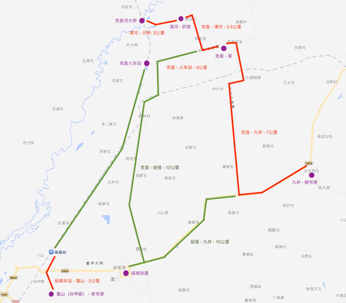 儿时地图